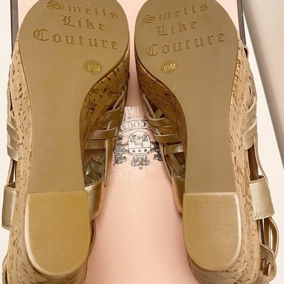 JUICY COUTURE Kody Wedges Cork Gold - Picture 5 of 7